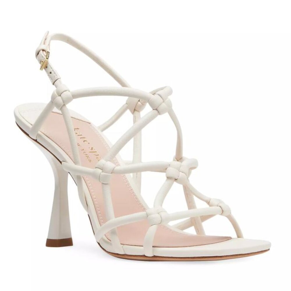 Kate Spade - Coco 90MM Leather Sandals - CREAM Size 6B